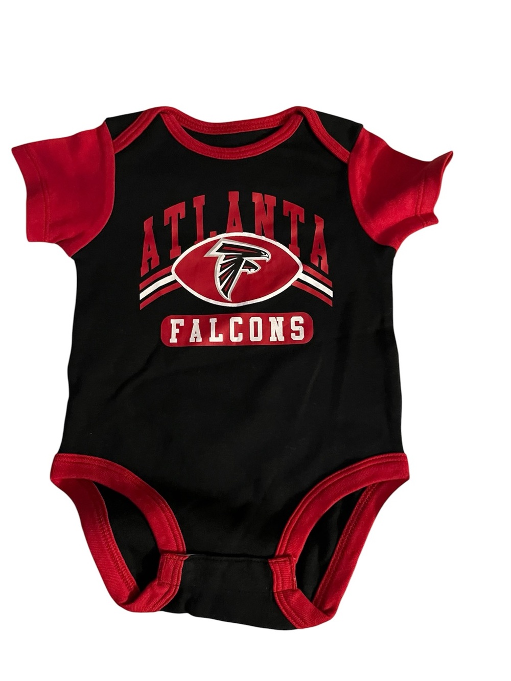 Atlanta Falcons Infant Onesie - Black & Red